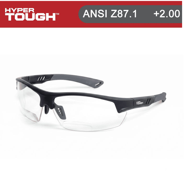 Safety Bifocal Glasses +2.00 Magnification photo 2