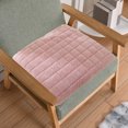thumbnail image 4 of Specollect Non-Slip Soft Plush Chair Pads with Ties Winter Indoor Warmth Square Chair Covering Nonslip Comfort Dining Seat Pads Stool Mat Cover Decoration for Home Patio Kitchen Office Dorm, 4 of 5