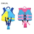 thumbnail image 2 of Greeniant Traje de baño de PVC con no inflado para nadar sin fugas, chaleco de flotabilidad para niños, equipo para vadear Chalecos salvavidas y chalecos Rosado SG, 2 of 6