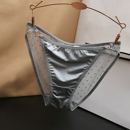 Seamless Underwear for Women Wicking Sexy Triangle Lace No Trace Breathable Low Waist Large Size Transparent Panties Microfiber Easy Care Underwear