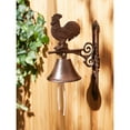 thumbnail image 2 of Home Decorative Wall-Mounted Cast Iron Rooster Bell, 2 of 7