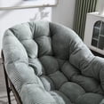 thumbnail image 4 of Outdoor Rattan Rocking Chair,Padded Cushion Rocker Recliner Chair Outdoor for Front Porch, Living Room, Patio, Garden,     
Light Green, 4 of 10