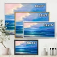 thumbnail image 4 of Sunrise Glow On The Sea Waves I 20 in x 12 in Framed Painting Canvas Art Print, by Designart, 4 of 5