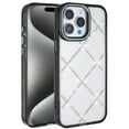 thumbnail image 2 of XPM for Apple iPhone 13 Pro Max Phone Case, Gem Glitter Diamond Bling Clear Hybrid TPU Cover, Colorful Shockproof Protective Back, Slim Fit for Women Girls Cover for iPhone 13 Pro Max - Black, 2 of 7