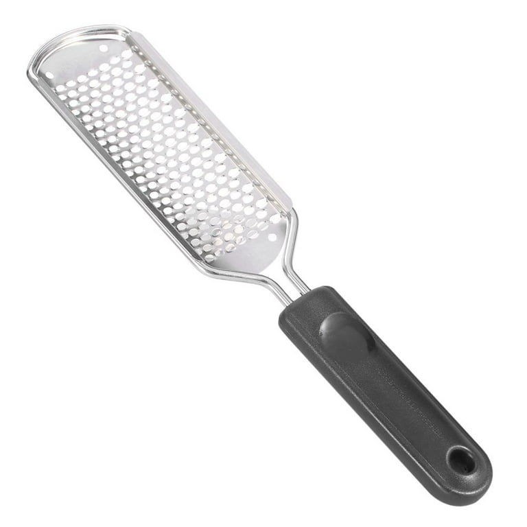 Foot Scraper Callus Remover Black Pedicure Heel Grater Stainless Steel File  Foot Scrubber for Dry Cracked Feet