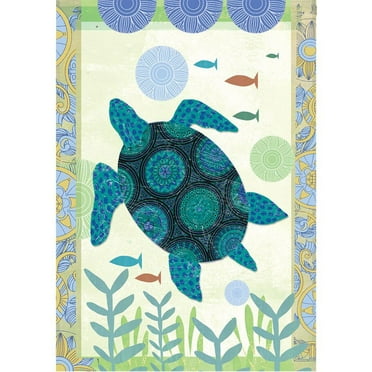 Premier Illuminated House Flag - Blue Turtle
