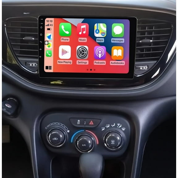 Molaner Car Stereo Radio for Dodge Dart 2012-2016 Android 13 with Wireless Carplay Android Auto 9'' Touchscreen GPS Navigation Bluetooth WiFi, 4 64G