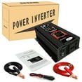 DFITO 6000W Power Inverters,6000W Car Power Inverter, 12v to 110v AC Converter with 1 AC Outlets 4.2A Dual USB Inverter and 1 Car Cigarette Lighter for Truck/RV Power Converter