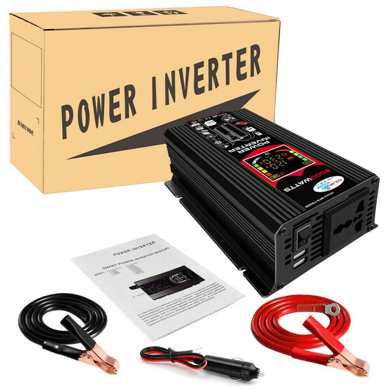 1000w inverter cigarette lighter RUTNRIXA Power Inverters 12V DC to 110V AC Converter for Vehicles USB-C/PD 25 Watts Fast Charging Ports Car Charger Adapter with a Ports Plug Outlet : Automotive its easy to monitor its operation 1000W Peak Car Power Inverter,