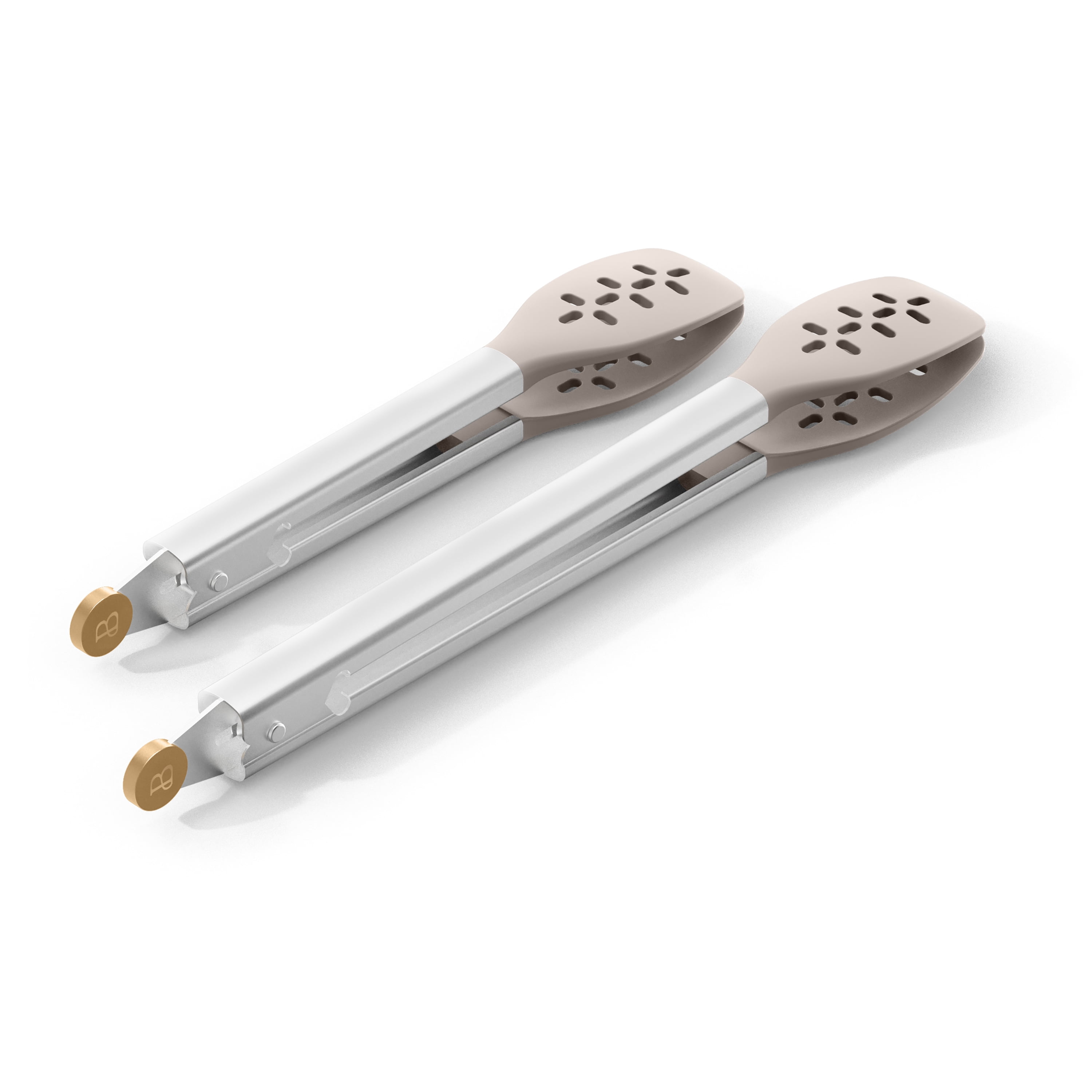 Beautiful Tongs, Set of 2, Porcini Taupe by Drew Barrymore