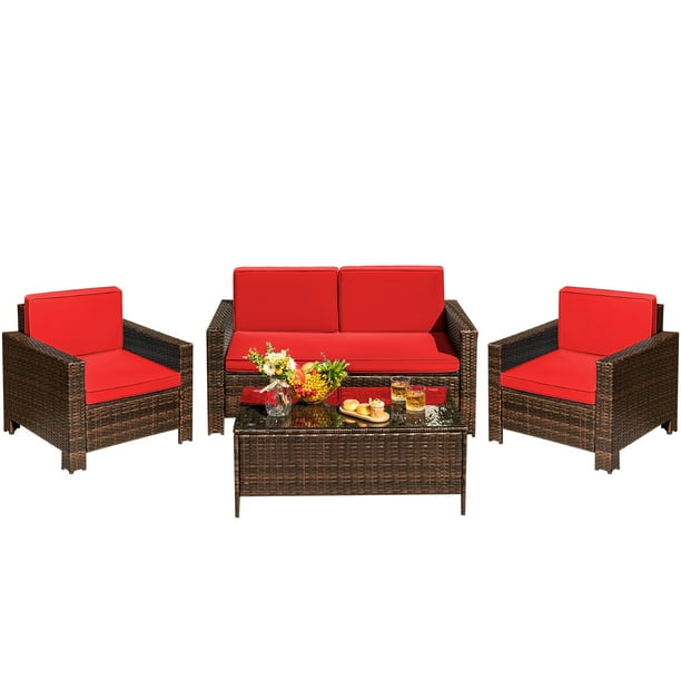 Indoor Wicker Sofa Set Baci Living Room
