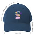 Lanky_box Kids Boy Girl Baseball Cap Flatbill Hat for Kids Lightweight