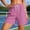 Pink1, variant on Kojanyu Womens Elastic Waist Athletic Drawstring Cargo Shorts, High Waist Workout Running Shorts