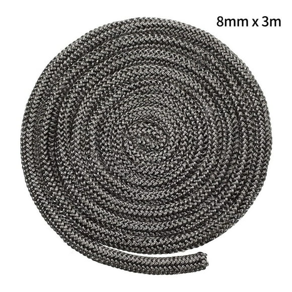 Leke Black Stove/Fire Rope Wood Burning Stove Length Log Burner Door Seal