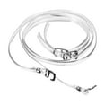 thumbnail image 1 of 1 Pair Invisible Beam Shoelaces Creative High-heels Shoelaces (Transparent), 1 of 7