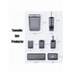 thumbnail image 5 of Juego XTELLAR color gris De 7 Accesorios De Baño Con Dispensador Y Organizador, 5 of 5