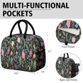 thumbnail image 6 of Womens Pioneer Flower Floral Print Pattern Lunch Box for Work,Insulated Lunch Bag for Women,Loncheras Para Mujer,Leakproof Adult Lunch Bag for Work,Beach,Travel,Picnic,Camping, 6 of 7