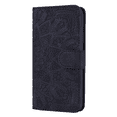 thumbnail image 2 of Galaxy A10e Case ONLY (NOT for A10), Allytech Slim Premium PU Leather Retro Mandala Embossed Slim Stand Folio Flip Cards Holder Shockproof Wallet Case Cover for Samsung Galaxy 10e, Black, 2 of 13