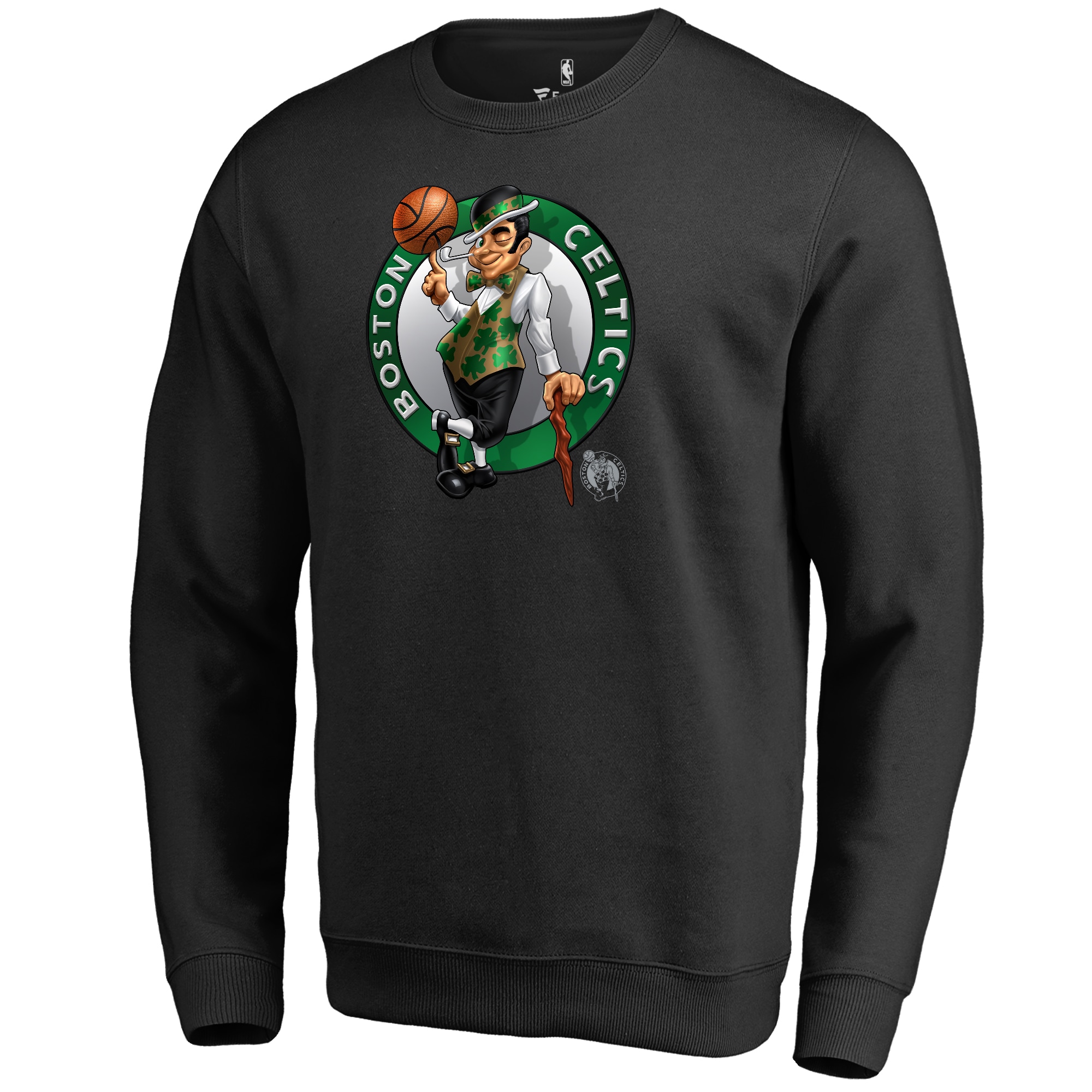 Fanatics Boston Celtics Fanatics Branded Midnight Mascot Pullover Sweatshirt Black Walmart Com Walmart Com