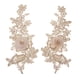 thumbnail image 5 of 2x Boda Encaje Apliques Florales Adornos De Escote Cuello Decoración Para Bricolaje Manualidades Ropa Nupcial, Disfraces, Sombreros Hugo Aplique de ajuste de encaje, 5 of 10