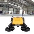 thumbnail image 4 of Miumaeov Manual Push Sweeper 39611ft²/h Walk-Behind Hand Push Floor Sweeper 14.53gal Capacity 41.34in Sweeping Width for Indoor Outdoor, 4 of 12