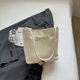 thumbnail image 3 of Bolso pequeño de plata de primera calidad para mujer, nuevo bolso tipo cubo brillante de 2024, bolso de hombro con lazo debajo del brazo, 3 of 5