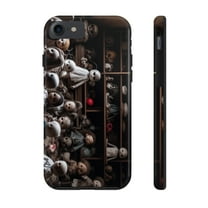 Apple iPhone 7 8 X 11 12 13 14 Spooky Baby Dolls Creepy  Tough Phone Cases