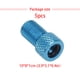 thumbnail image 3 of Soidarity Adaptador de válvula de 5 piezas Colores surtidos Material premium de gran Presta Cap Tube Pump Tool Convertidor Presta a Ciclismo Azul claro, 3 of 6