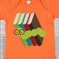thumbnail image 4 of Inktastic Bookworm Books Reading Boys or Girls Baby Bodysuit, 4 of 5