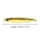 thumbnail image 3 of Señuelo de pesca de 7 g, aleación de zinc, 4,5 cm, señuelo de pesca duro, aparejos de pesca (estilo A), 3 of 5