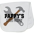 thumbnail image 2 of Inktastic Pappy's Little Helper Grandchild Baby Burp Cloth, 2 of 3