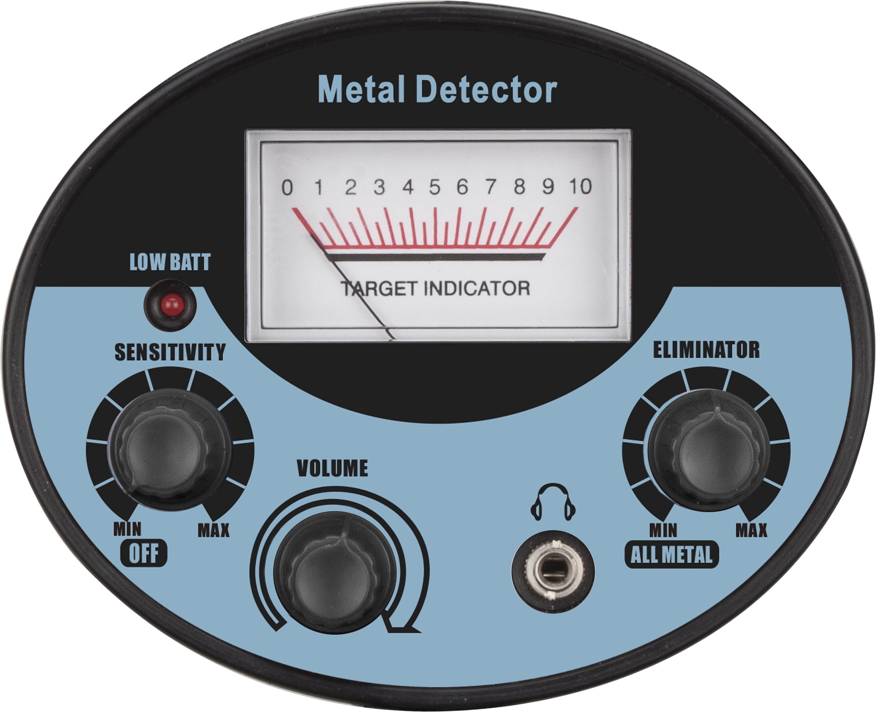 Winbest Metal Detector Gold Digger Lightweight Waterproof Submersible 7.5" Search Coil