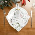 thumbnail image 4 of Coolnut Set of 6 Leaves and Branches Napkins Cloth Napkins 20"x20", Washable Polyester Dinner Napkins for Parties, Wedding, Restaurant, 4 of 6