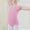 c01Pink, variant on (5-18 Years) Children's Dance Clothes Middle and Large Girls Practice Body Suit Tutu Dance Summer Short-Sleeved Jumpsuit Pink 7 Years