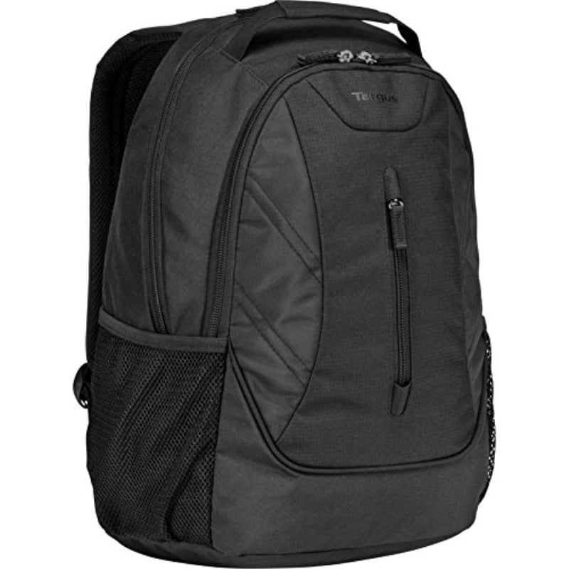 black sleek backpack