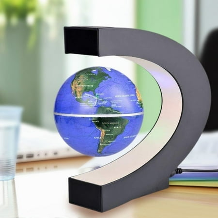 Levitation Anti Gravity Globe Magnetic Floating Globe World Map with LED Light