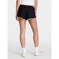 thumbnail image 3 of No Boundaries Pride Contrast Binding Mesh Dolphin Shorts, 2'' Inseam, Women's XXS-XXL, 3 of 5