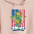 thumbnail image 3 of Teenage Mutant Ninja Turtles - USA Raphael - Juniors Cropped Hoodie, 3 of 5