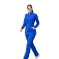 thumbnail image 6 of M&M SCRUBS Women’s Full Zip Scrub Jacket – 4-Way Stretch Warm-Up Jacket with Stand Collar, Moisture-Wicking (True Royal Blue, 2X-Large), 6 of 7