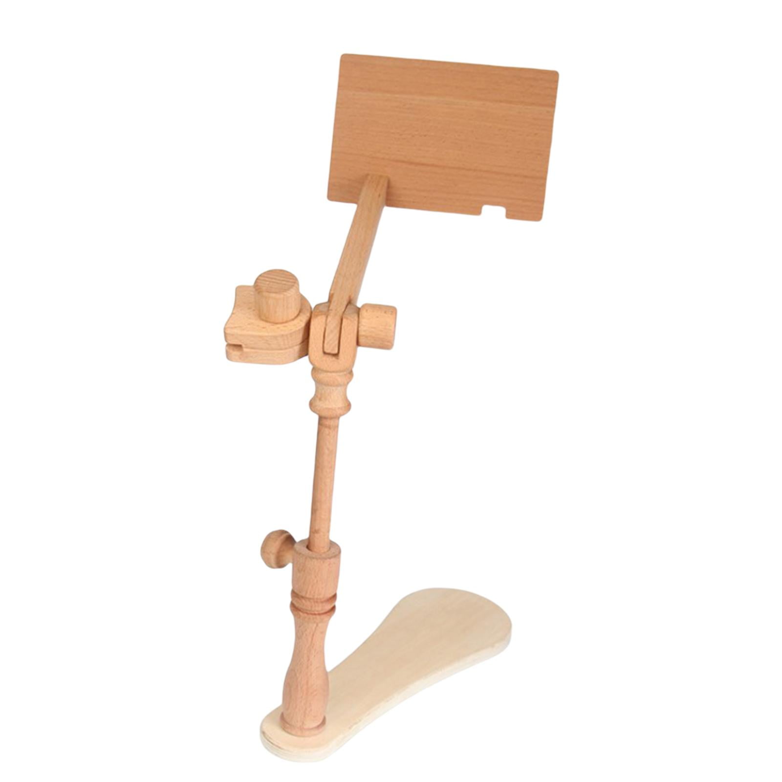 Universal Embroidery Lap Stand High Adjustable Wooden Stand Embroidery