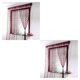 thumbnail image 1 of Yuarrent Dulce corazón borla cadena puerta cortina ventana habitación cortina divisor varilla bolsillo viento rojo 100cmX200cm 2piezas Yuarrent CBP009902, 1 of 4