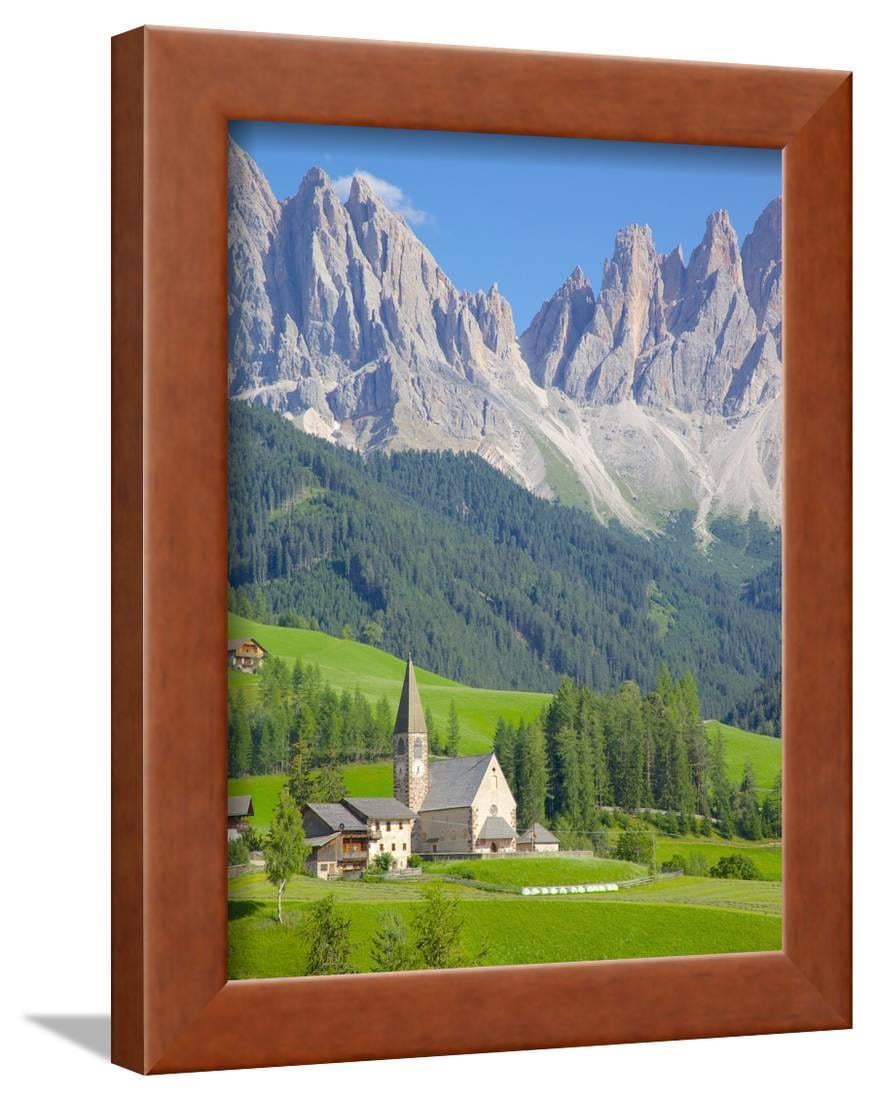 Val di Funes Italy Giclee Canvas Picture Art Dolomites 