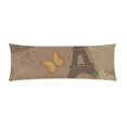 thumbnail image 2 of ABPHOTO Paris Vintage Long Body Pillowcase Pillow Cover Pillowslip 20x60 inch, 2 of 2
