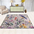 thumbnail image 2 of Yayeee Area Rugs for Living Room 6.7'x4.8' Indoor Non Slip Washable Bedroom Carpet, Purple Floral Pattern, 2 of 5
