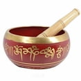 thumbnail image 3 of Brass Singing Bowl for Meditation & Sound Healing | Traditional Tibetan Style | Deep Resonance | Ideal for Yoga, Mindfulness & Spiritual Use (6 inch), 3 of 4