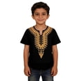 thumbnail image 2 of Tiijoy Girls Africa Ethnic Style Short Sleeve T-Shirt Casual Thobe Shirt Top, Sizes 1-6, 2 of 5