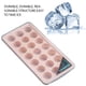 thumbnail image 5 of Molde de silicona para hacer cubitos de hielo, 21 cavidades, bandeja para molde de crema para pasteles con tapa, utensilios para hornear, redondo, rosa sidaley HA004768-04, 5 of 7