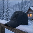 thumbnail image 6 of Patch Baseball Cap for Men Ripstop Hook-and-Loop Operator Hat for Outdoor Navy Free Size, 6 of 6