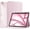 Pink, variant on Procase Shockproof Smart Case with Transparent Back for iPad Air 13" M3/ M2, Compatible with iPad Pro 12.9" 3rd/ 4th/ 5th/ 6th -Black