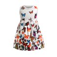thumbnail image 4 of Uccdo 2T-12T Girls Casual Summer Dresses Cute Printed Beach Wear Boho Dress Sleeveless Sundress, 4 of 8